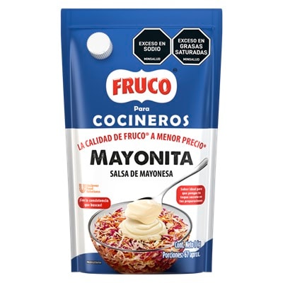 Fruco® Cocineros Mayonita DoyPack 1 kg - Fruco® Para cocineros Mayonita DoyPack. ¡Ordénala online ya y dale gusto a tus comensales!