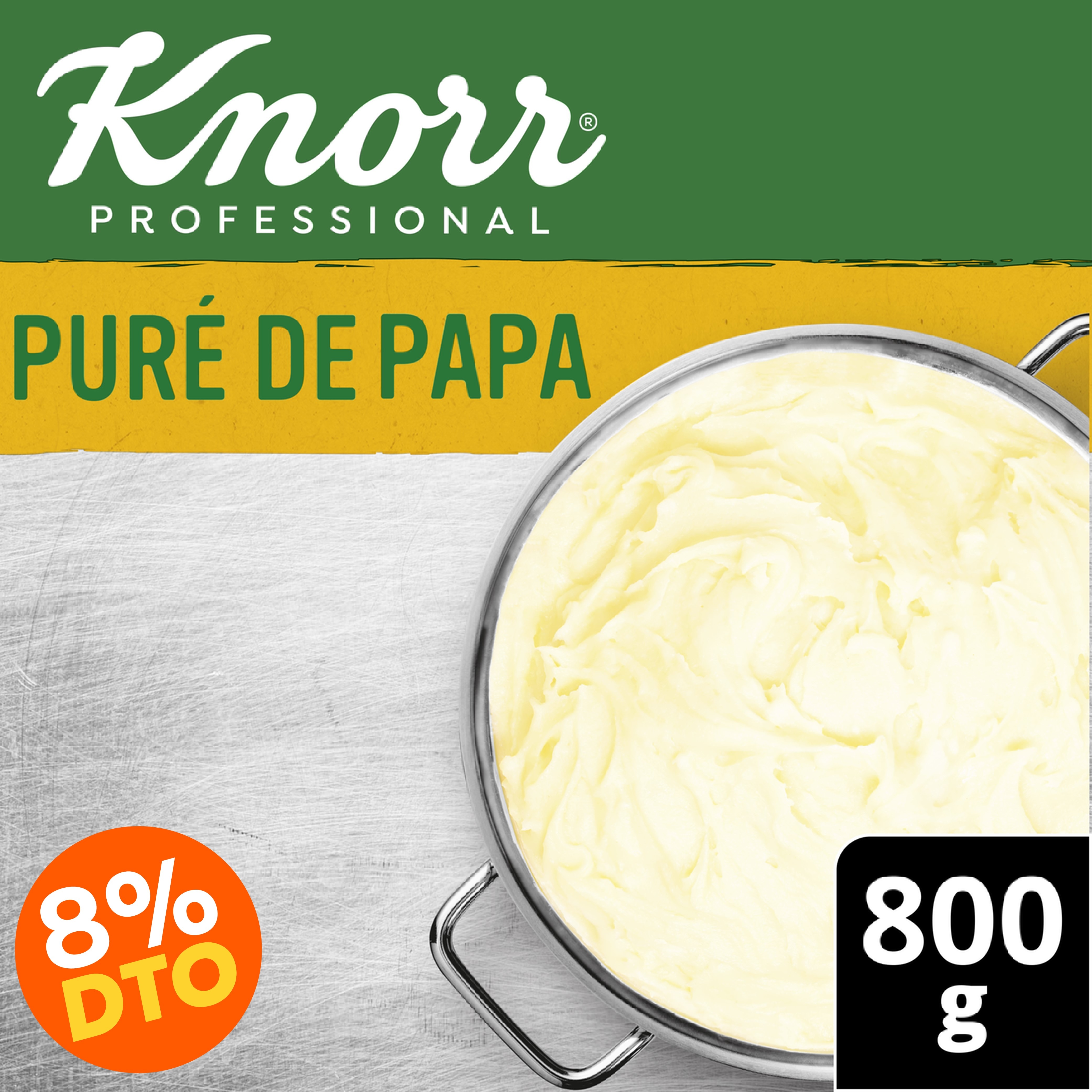Knorr® Professional Puré de Papa modo de empleo y recetas